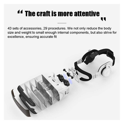 VR Headset with Controller for Smartphone, Adjustable 3D VR Glasses for iPhone and Android Gaming 2