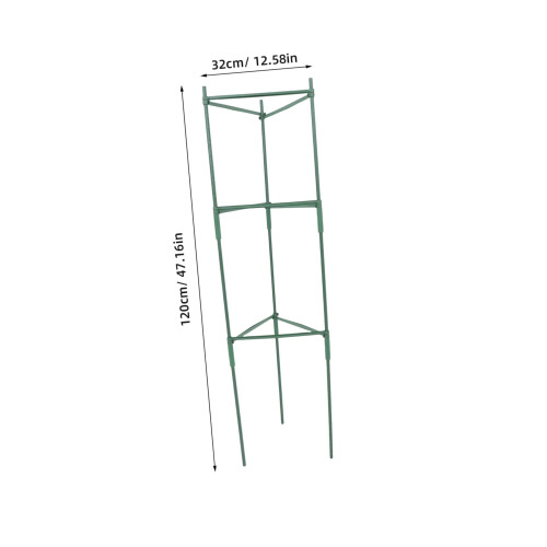 Adjustable Tomato Plant Support Cage with Durable Plastic Frame for Cucumbers Peppers and Climbing Vegetables 1