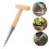 Ergonomic THandle Garden Dibber Planting Tool for Easy Transplanting and Efficient Hole Digging 5