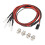 5Pcs RC Car LED Light Kit 5mm Red Beads 7.4V 13