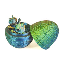 Mechanical Bee Cool Cute Children'S Gift Hand Model Movable Joint Decoration Props Colorful Green
