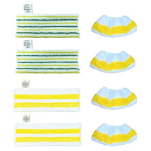 8 Lingettes Triangulaires pour Balai Vapeur pour SC2 SC3 SC4