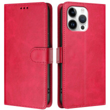 Rose PU Leather Wallet Case for iPhone 16 Pro Max with RFID Blocking, Card Holder and 360 Protection
