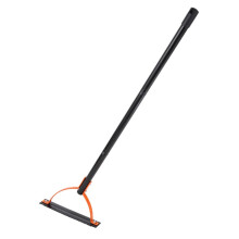 Manual Grass Cutter with Sawtoothed DoubleEdged Blades, Long Metal Handle for Precise Lawn Trimming
