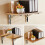 Stainless Steel Folding Angle Bracket Triangle Shelf Heavy Support Adjustable Wall Mounted Stand 14inch 4