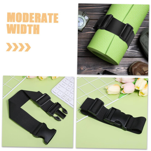 2pcs Adjustable Luggage Straps with QuickRelease Buckle Durable Suitcase Straps for Travel 2