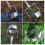 Adjustable Bulb Planter and Sod Remover Tool 9cm Multipurpose Garden Lawn Care with Retractable Handle 3
