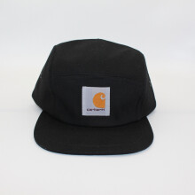 (Black)Gorra plana de algodón de verano con ajuste ajustable y protección solar para hombre mujer