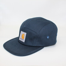 (Navy) Cotton Flat Summer Cap With Adjustable Fit And Sun Protection For Women Men