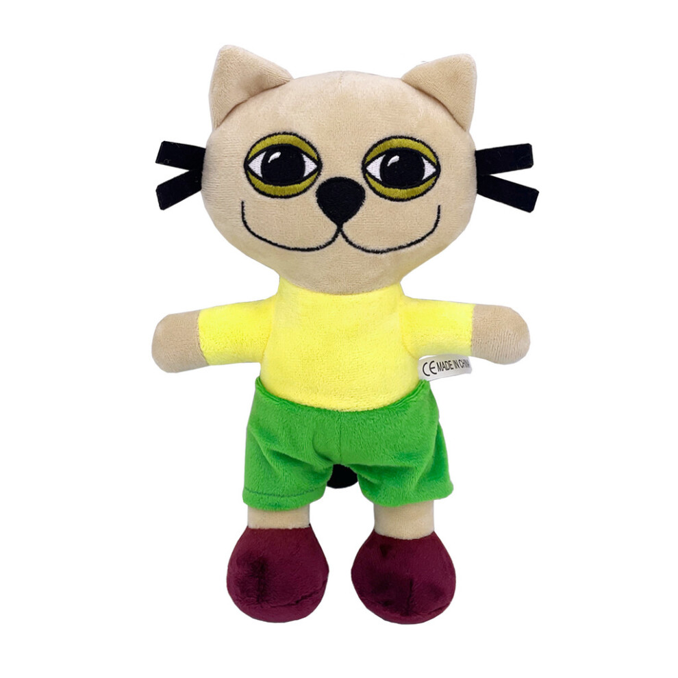 (Yellow) Media Kicia Rodzina Kocia Mascotka Plushie With Pp Cotton Filling Children For Yellow