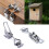 Adjustable Toggle Latch Set Rustproof Steel Build for Cabinets and Toolboxes Secure Dual Pack 2