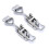 Adjustable Toggle Latch Set Rustproof Steel Build for Cabinets and Toolboxes Secure Dual Pack 4