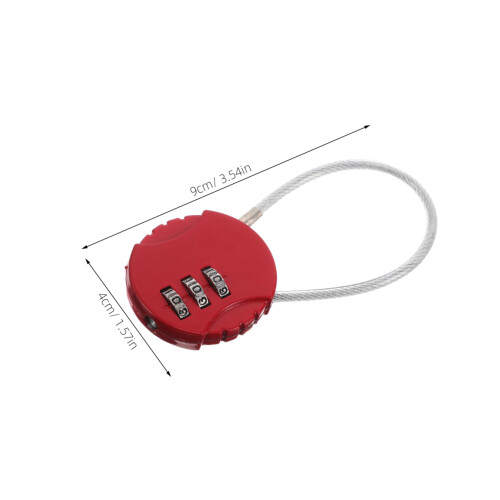 Combination Cable Lock with Keyless Code Access, Flexible Wire for Travel, Gym, and Outdoor Security 1