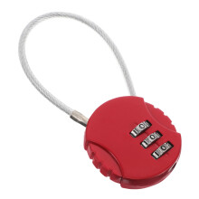 Combination Cable Lock with Keyless Code Access, Flexible Wire for Travel, Gym, and Outdoor Security