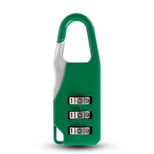 Luggage Lock 3 Digit Combination Padlock with Resettable Security for Suitcase and Backpack