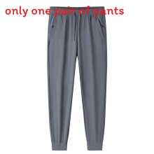 (Light Gray Tight,XL)Hochelastische Freizeithose mit einfarbigem Design für Enthusiasten Fitness