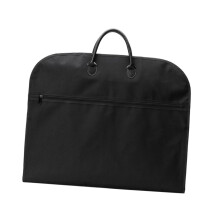 Garment Bag for Travel, Foldable Suit Carrier with Durable Oxford Fabric and Leather Handles
