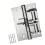 Strong Adjustable Spring Hinge 65mm Ideal for Kitchen-Silver 1