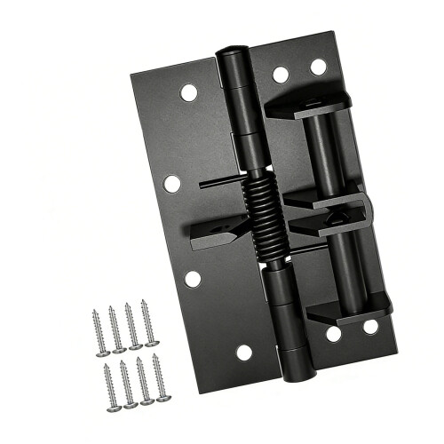 Multiple Function Adjustable Spring Hinge for Smooth-Black