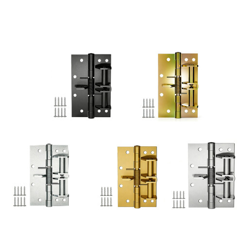 Strong Adjustable Spring Hinge 65mm Ideal for Kitchen-Silver 1