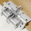 Strong Adjustable Spring Hinge 65mm Ideal for Kitchen-Silver 3