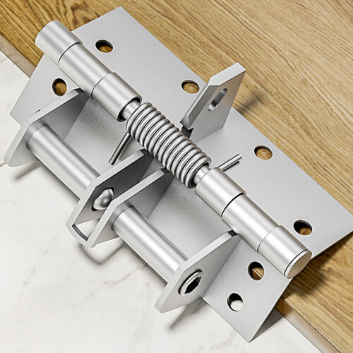 Strong Adjustable Spring Hinge 65mm Ideal for Kitchen-Silver 2