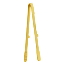 Silicone Food Tongs Heat Resistant Kitchen Tool For-Yellow