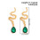 Unique Curved Snake Earrings with Necklace Sparkling-Silver 5