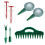 Handheld Seed Spreader with 12‑Hole Plate, Mini Seed Dispenser for Precise Garden Sowing 1