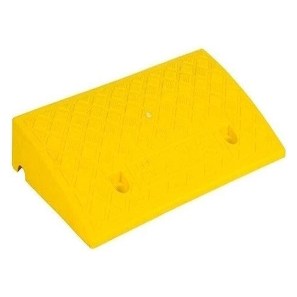 Car Ramp Threshold Ramp Plastic Kerb Ramp With AntiâSlip Surface, Modular Design, 50X27x7cm Natural 9771547700449
