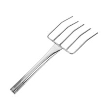 Stainless Steel Garden Fork Spork Tool, Heavy Duty 2 in 1 Scoop for Potting Seedlings and Transplanting