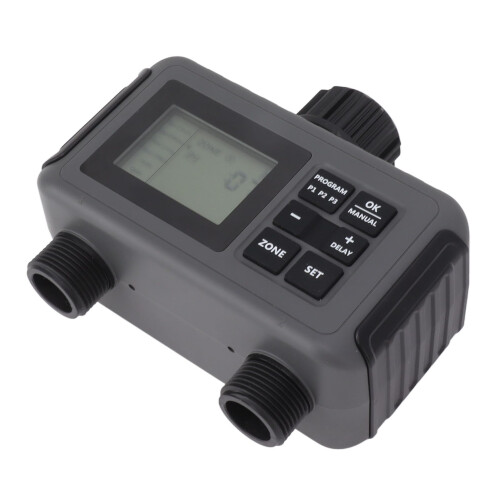 Automatic Sprinkler Timer IP55 Weatherproof Garden Hose Water Timer with Adjustable Schedule (EU Plug)(US Plug)