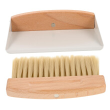 Mini Broom and Dustpan Set for Desk, 2 in 1 Desktop Cleaning Kit with Ergonomic Comfort Grip