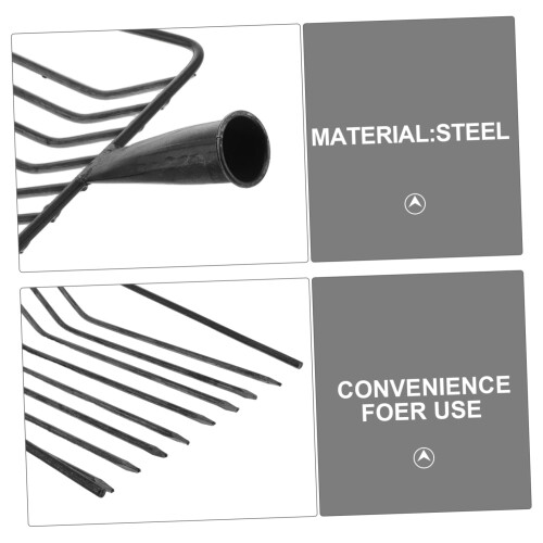 Heavy Duty Steel Garden Fork Replacement Head for Efficient Soil Work, Durable Easy Clean Design 2