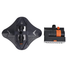 16 Hole Garden Sprinkler with 4 Spray Modes, Adjustable Range Angle, Wide Coverage Lawn Sprinkler for Yard