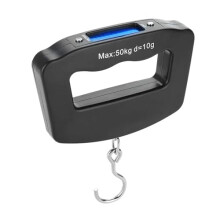Digital Luggage Scale 50kg Precision Sensor with Backlit LCD Display for Travel and Fishing