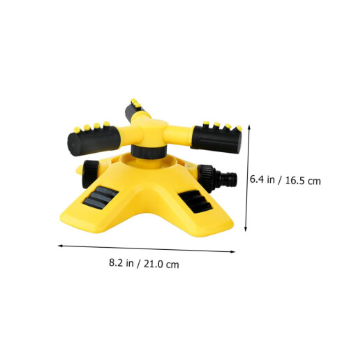2pcs Adjustable Rotating Garden Sprinkler 360 Coverage Water Saving Lawn Irrigation Sprayer 1