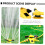2pcs Adjustable Rotating Garden Sprinkler 360 Coverage Water Saving Lawn Irrigation Sprayer 4