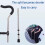 Adjustable Walking Cane for Seniors, Telescopic Walking Stick with Ergonomic Offset Handle, AntiSlip Base (Size M) 3