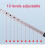 Adjustable Walking Cane for Seniors, Telescopic Walking Stick with Ergonomic Offset Handle, AntiSlip Base (Size M) 5
