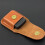 2PCS Leather Lighter Case Light Brown Handcrafted Holder Compact Pocket Pouch Gift Set 7.5x6cm 2