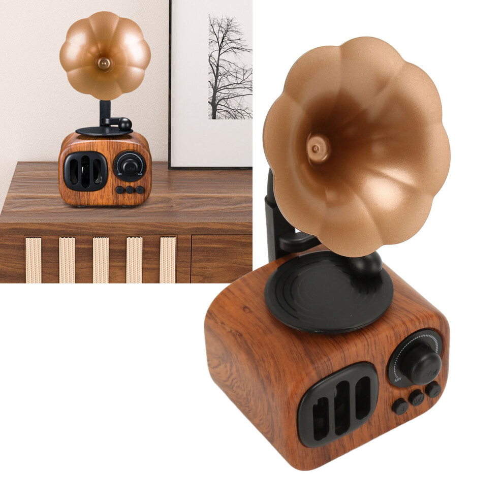 Vintage Wood Bt Speaker Portable 5W 1500Mah Grain 8731393505460