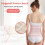 Postpartum Belly Wrap Adjustable Compression Support Abdominal Binder for After Birth Recovery Skin Large 3