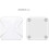 Smart Body Fat Scale with App Sync, Bluetooth Digital Bathroom Scale 300 lbs USB Rechargeable White 2