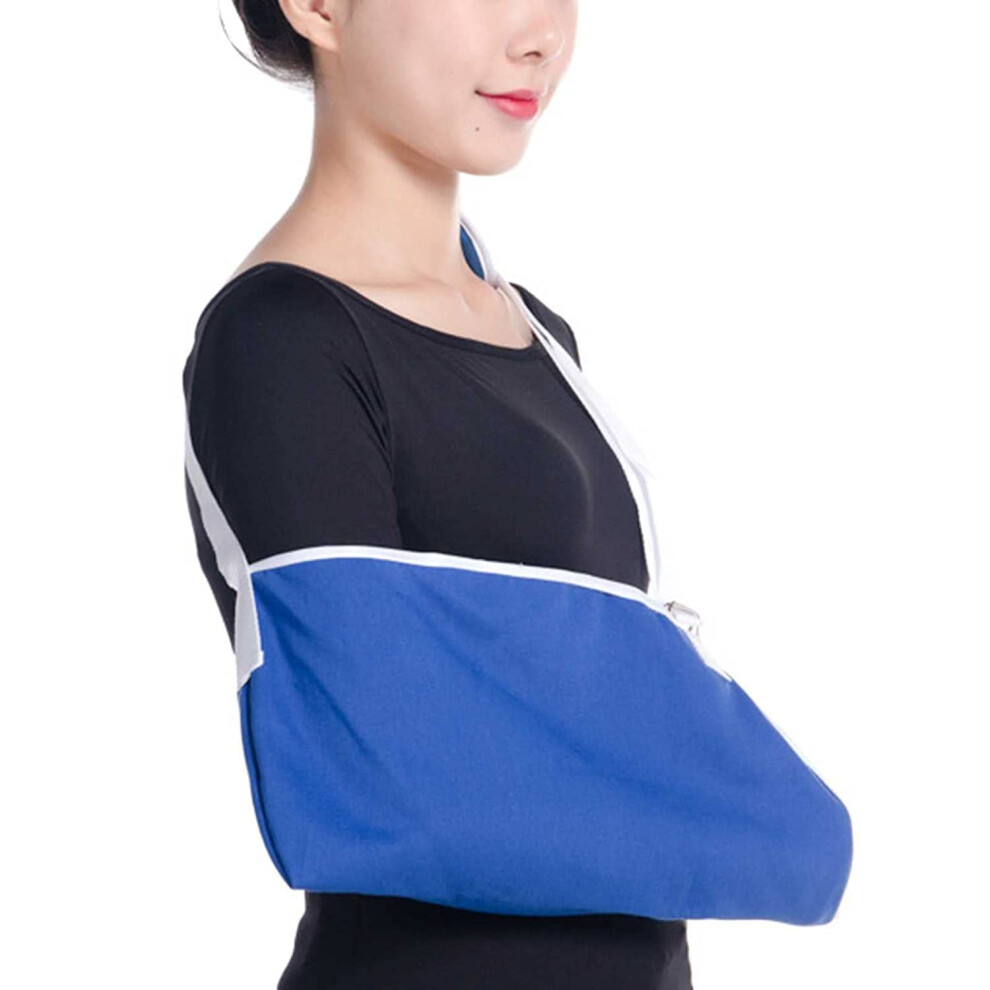 Adjustable Arm Sling and Shoulder Immobilizer for Fracture Recovery, Soft Breathable Padded Support