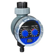 Garden Water Timer Automatic Irrigation Controller with Rain Delay Mode and Manual Override Control