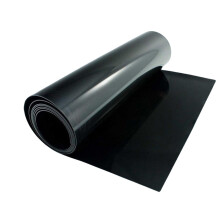 Black HDPE Pond Liner 250x250 cm Waterproof UV Resistant Durable for Koi Fish Ponds and Garden Roof