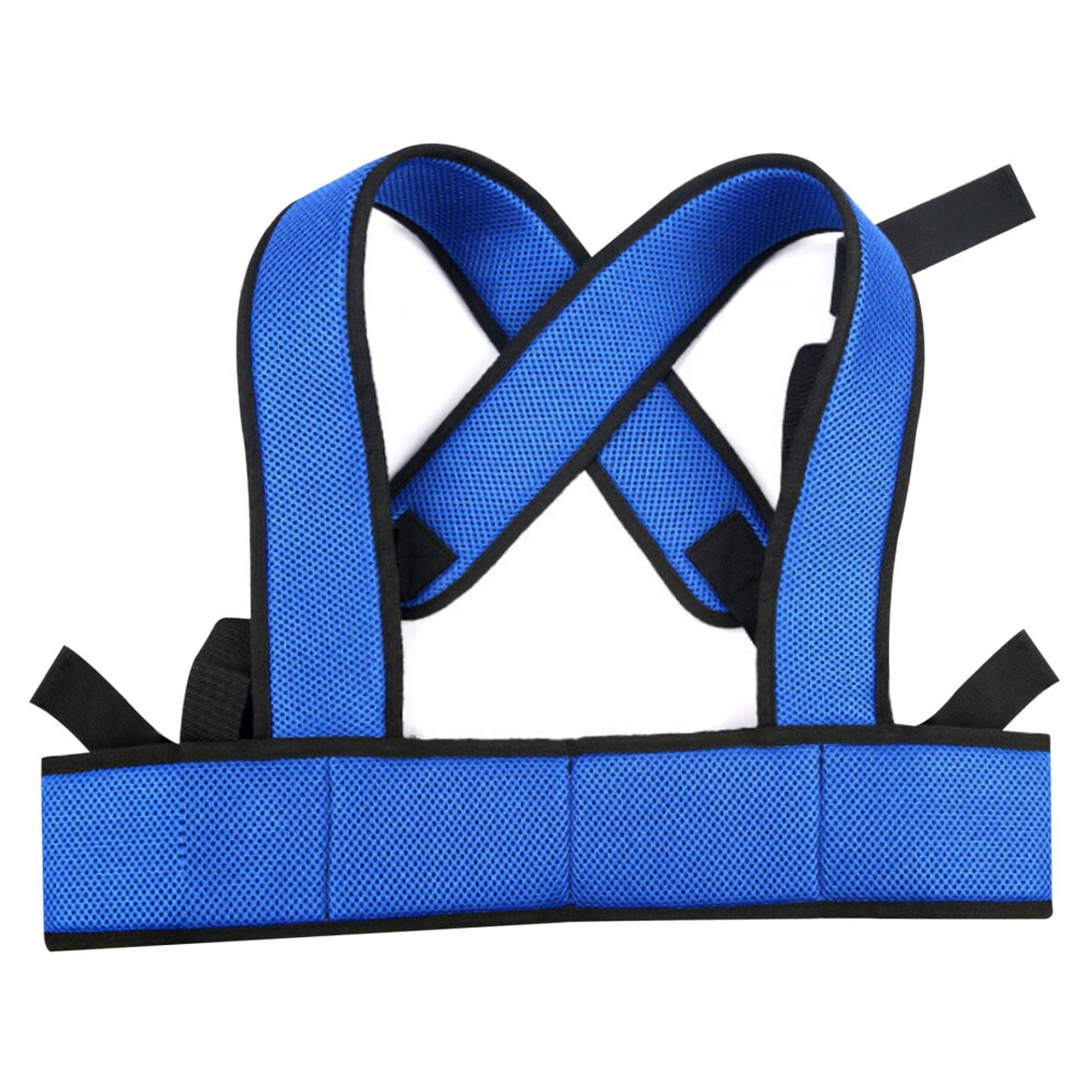 Adjustable Padded Wheelchair Seat Belt with ABS Buckle, Breathable Safety Harness for Elderly Users