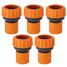 5Pcs Garden Hose Connector Set 1 Inch Leak‑Proof Quick Connect Durable Heat‑Resistant Coupling for Sprayer