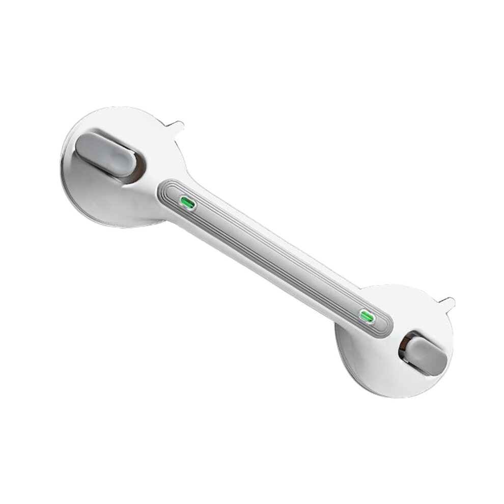 Gray Toilet Safety Rail 40Cm Stable Support Bar With Ergonomic Grip For Elderly And Mobility Assistance